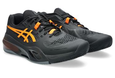 Теннисные кроссовки мужские Asics Gel-Resolution X Грунт black/shocking orange Теннисные кроссовки мужские Asics Gel-Resolution X Грунт black/shocking orange