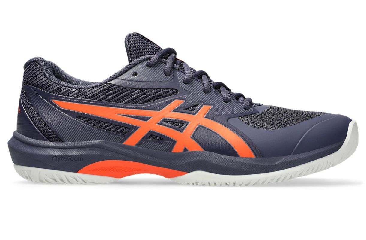 Тенісні кросівки чоловічі Asics Gel-Game FF greyish purple/nova orange