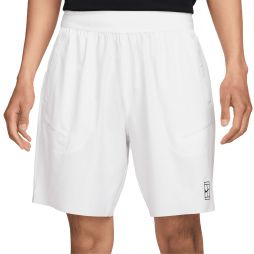Тенісні шорти чоловічі Nike Court Advantage 8 Tennis Short white/black Тенісні шорти чоловічі Nike Court Advantage 8 Tennis Short white/black