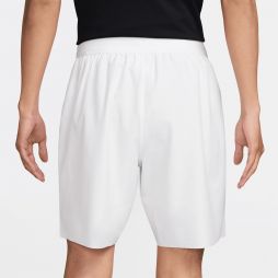 Тенісні шорти чоловічі Nike Court Advantage 8 Tennis Short white/black Тенісні шорти чоловічі Nike Court Advantage 8 Tennis Short white/black