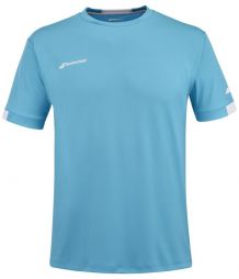 Тенісна футболка дитяча Babolat Play Crew Neck T-Shirt Boy cyan blue Тенісна футболка дитяча Babolat Play Crew Neck T-Shirt Boy cyan blue