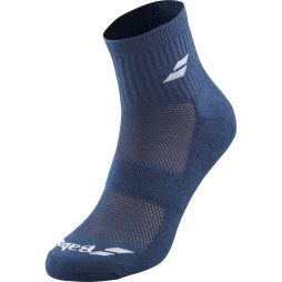 Babolat Quarter 3 Pairs Pack Socks white/grey/estate blue