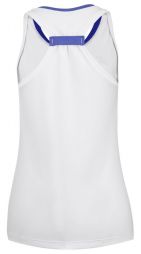 Тенісна майка дитяча Babolat Play Tank Top Girl white/blue Тенісна майка дитяча Babolat Play Tank Top Girl white/blue