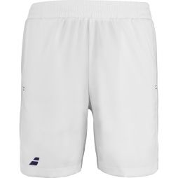 Тенісні шорти дитячі Babolat Play Short Boy white/blue Тенісні шорти дитячі Babolat Play Short Boy white/blue