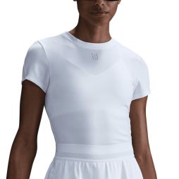 Тенісна футболка жіноча Nike Court Advantage Pro T-Shirt white Тенісна футболка жіноча Nike Court Advantage Pro T-Shirt white