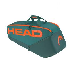 Теннисная сумка Head Pro M Bag dark cyan/fluo orange Теннисная сумка Head Pro M Bag dark cyan/fluo orange