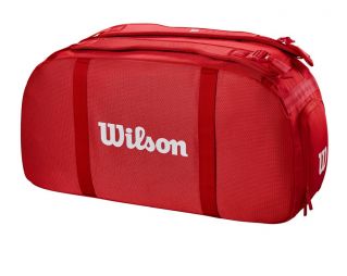 Тенісна сумка Wilson Super Tour Red Coaches Duffle red/white