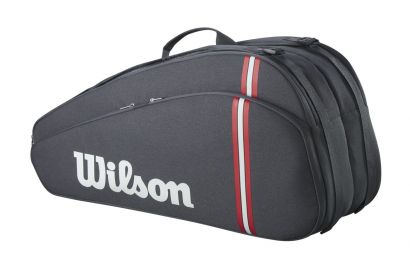 Тенісна сумка Wilson Tour 6 PK Bag black/black/red
