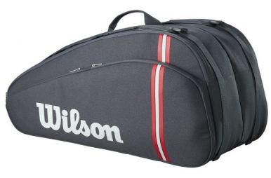 Тенісна сумка Wilson Tour 12 PK Bag black/black/red Тенісна сумка Wilson Tour 12 PK Bag black/black/red