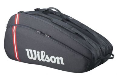 Тенісна сумка Wilson Tour 12 PK Bag black/black/red Тенісна сумка Wilson Tour 12 PK Bag black/black/red