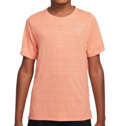 Футболка дитяча Nike SS Miler Top apricot agate Футболка дитяча Nike SS Miler Top apricot agate