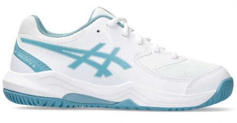 Детские теннисные кроссовки Asics Gel-Dedicate 8 GS white/gris blue
