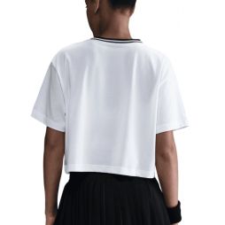 Футболка жіноча Nike Heritage T-Shirt white/black Футболка жіноча Nike Heritage T-Shirt white/black