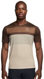 Тенісна футболка чоловіча Nike Court Advantage T-Shirt cacao wow/white Тенісна футболка чоловіча Nike Court Advantage T-Shirt cacao wow/white