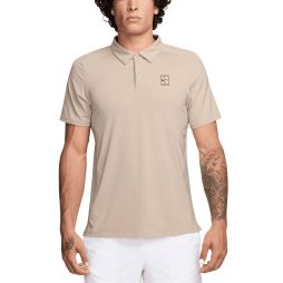 Тенісна футболка чоловіча Nike Court Advantage Polo sanddrift/light british tan Тенісна футболка чоловіча Nike Court Advantage Polo sanddrift/light british tan