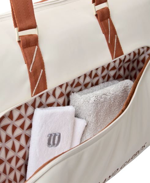 Сумка Wilson RG Large Duffel Racket Bag cream/clay Сумка Wilson RG Large Duffel Racket Bag cream/clay