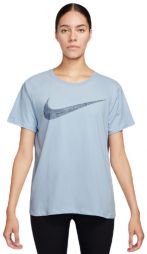Футболка жіноча Nike Slam Swoosh Top light armory blue Футболка жіноча Nike Slam Swoosh Top light armory blue