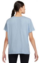 Футболка жіноча Nike Slam Swoosh Top light armory blue Футболка жіноча Nike Slam Swoosh Top light armory blue