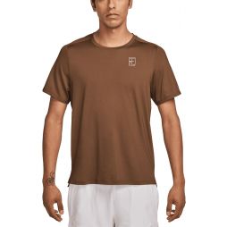 Тенісна футболка чоловіча Nike Court Advantage T-Shirt light british/white Тенісна футболка чоловіча Nike Court Advantage T-Shirt light british/white