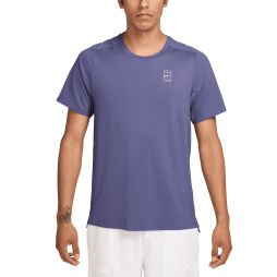 Тенісна футболка чоловіча Nike Court Advantage T-Shirt dusty amethyst/white Тенісна футболка чоловіча Nike Court Advantage T-Shirt dusty amethyst/white