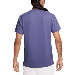 Тенісна футболка чоловіча Nike Court Advantage T-Shirt dusty amethyst/white Тенісна футболка чоловіча Nike Court Advantage T-Shirt dusty amethyst/white