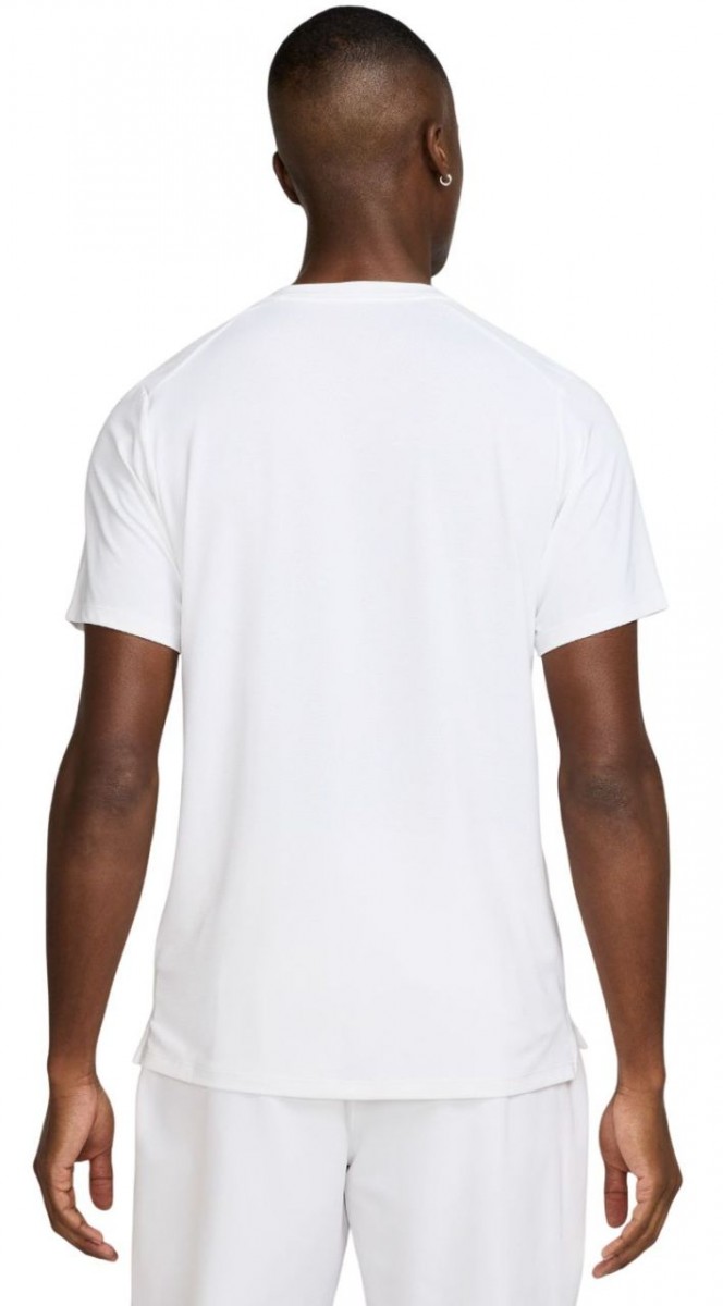 Теннисная футболка мужская Nike Court Advantage T-Shirt white/black