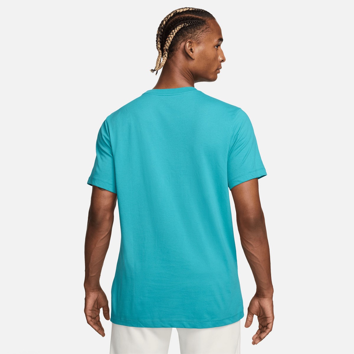 Футболка чоловіча Nike Solid Crew dusty cactus/white