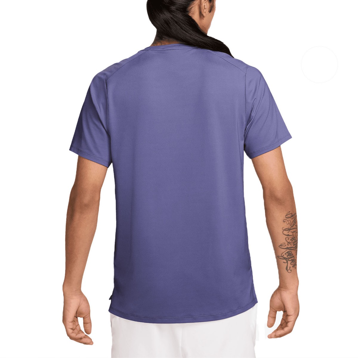 Теннисная футболка мужская Nike Court Advantage T-Shirt dusty amethyst/white