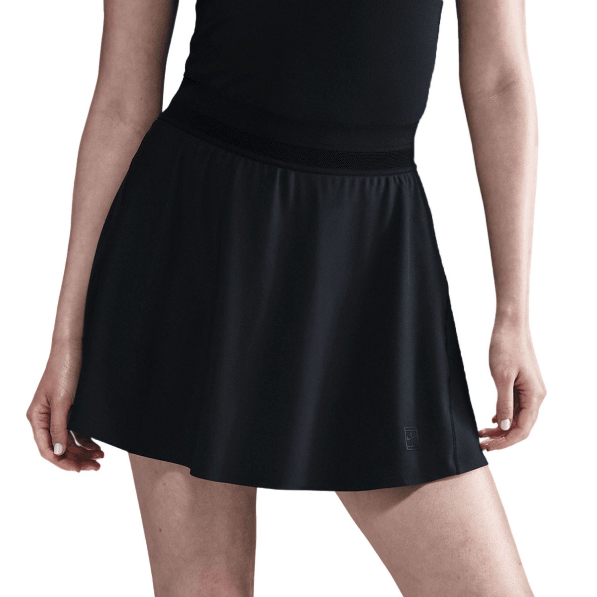Тенісна спідничка жіноча Nike Court Ace Advantage Skirt black/black