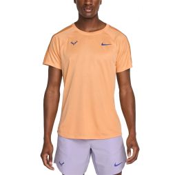 Тенісна футболка чоловіча Nike Rafa Challenger Tennis Top orange chalk/deep night Тенісна футболка чоловіча Nike Rafa Challenger Tennis Top orange chalk/deep night
