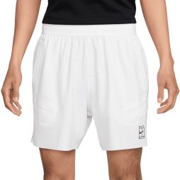 Тенісні шорти чоловічі Nike Court Advantage 6 Tennis Short white/black Тенісні шорти чоловічі Nike Court Advantage 6 Tennis Short white/black