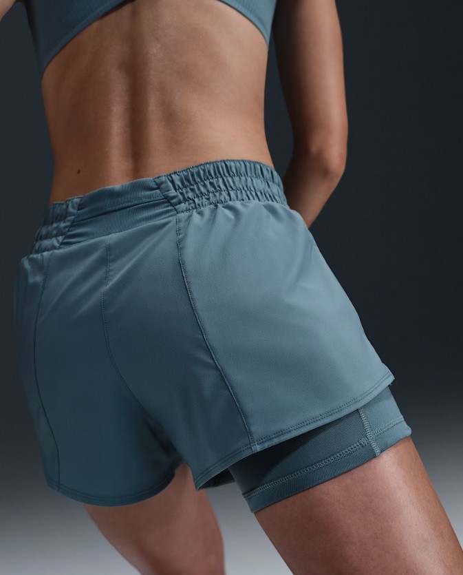 Тенісні шорти жіночі Nike One 2in1 Shorts smoky blue