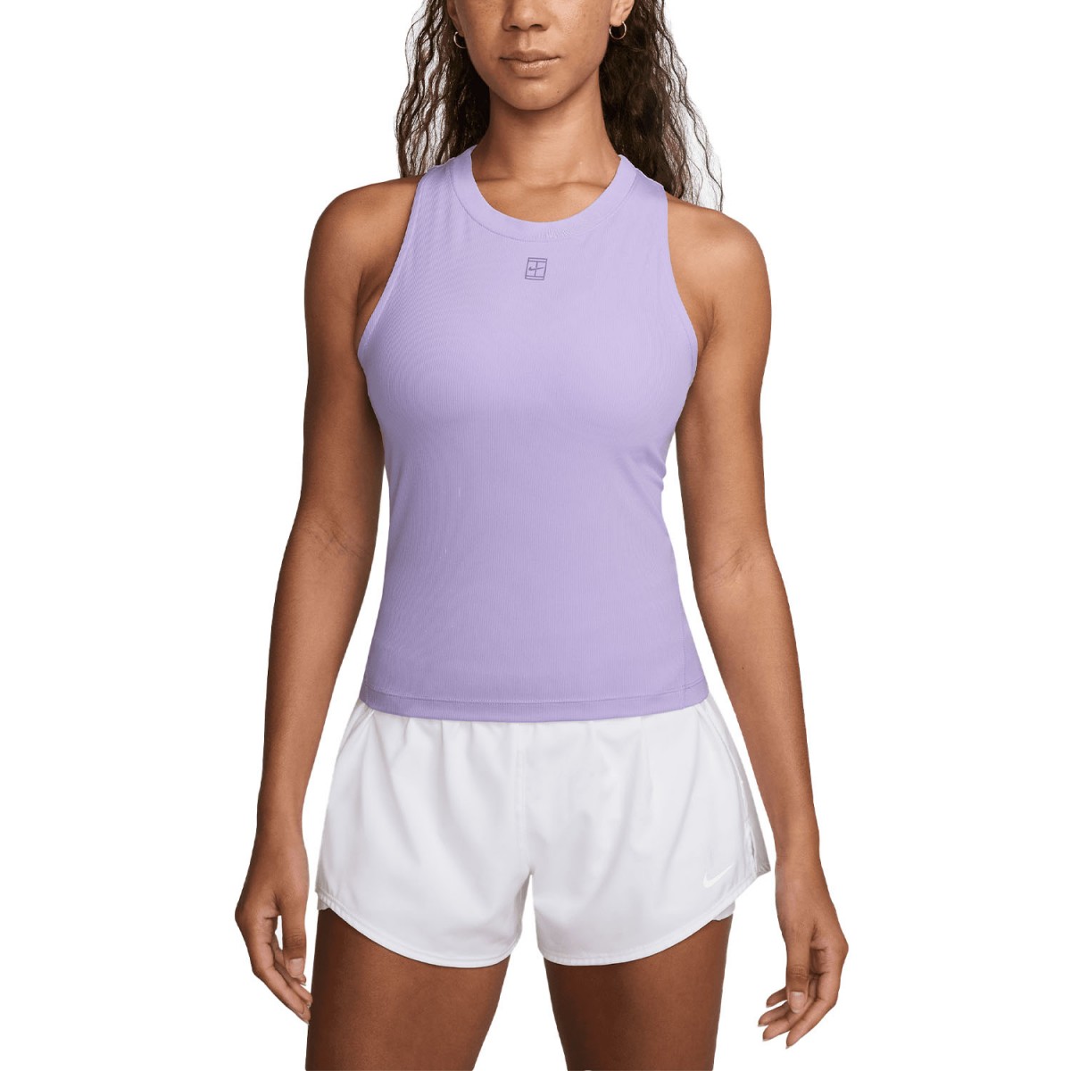 Теннисная майка женская Nike Court Advantage Tank hydrangeas