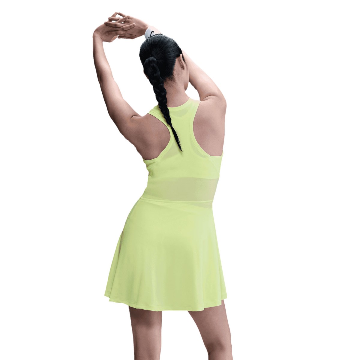 Тенісне плаття жіноче Nike Victory Tennis Dress barely volt/white