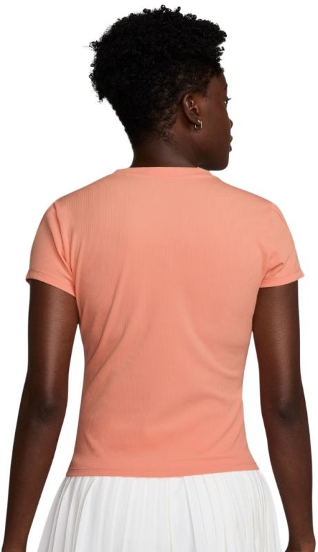 Теннисная футболка женская Nike Court Advantage Pro T-Shirt apricot agate