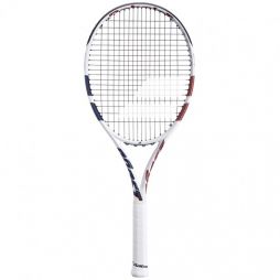 Тенісна ракетка Babolat Boost Drive NC strung white/black/gold Тенісна ракетка Babolat Boost Drive NC strung white/black/gold