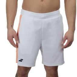 Теннисные шорты мужские Babolat Play Short Men white/orange