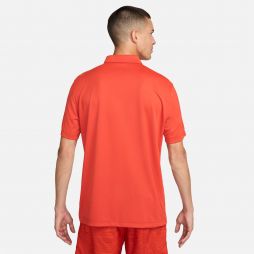 Тенісна футболка чоловіча Nike Court Solid Polo rust factor/white Тенісна футболка чоловіча Nike Court Solid Polo rust factor/white