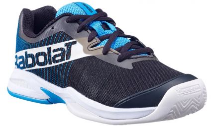 Дитячі тенісні кросівки Babolat Jet Premura Грунт Junior black/blue Дитячі тенісні кросівки Babolat Jet Premura Грунт Junior black/blue