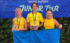 ДУЕТ УКРАЇНСЬКИХ ТЕНІСИСТОК ЧЕМПІОНКИ ЄВРОПИ U-14. УКРАЇНЦІ НА КОРТАХ СВІТУ: