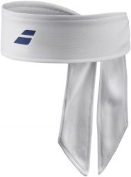 Бандана Babolat Tie Headband white/sodalite blue Бандана Babolat Tie Headband white/sodalite blue
