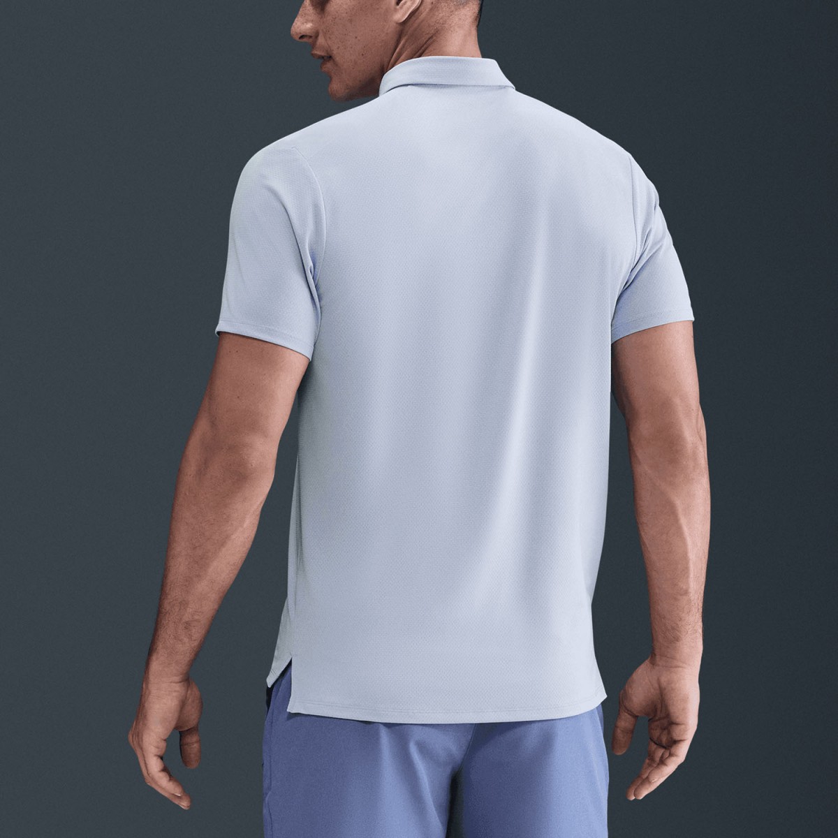 Тенісна футболка чоловіча Nike Court Advantage Polo ghost/black