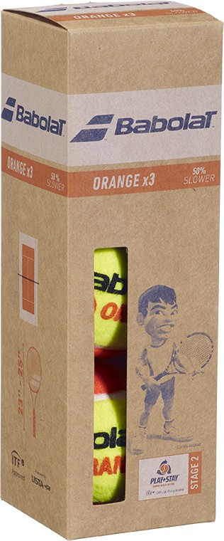 Мячи для тенниса Babolat Orange 3-Ball