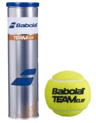 Мячи для тенниса Babolat Team Clay Court 4-Ball Мячи для тенниса Babolat Team Clay Court 4-Ball