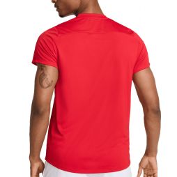 Тенісна футболка чоловіча Nike Court Victory university red/white Тенісна футболка чоловіча Nike Court Victory university red/white