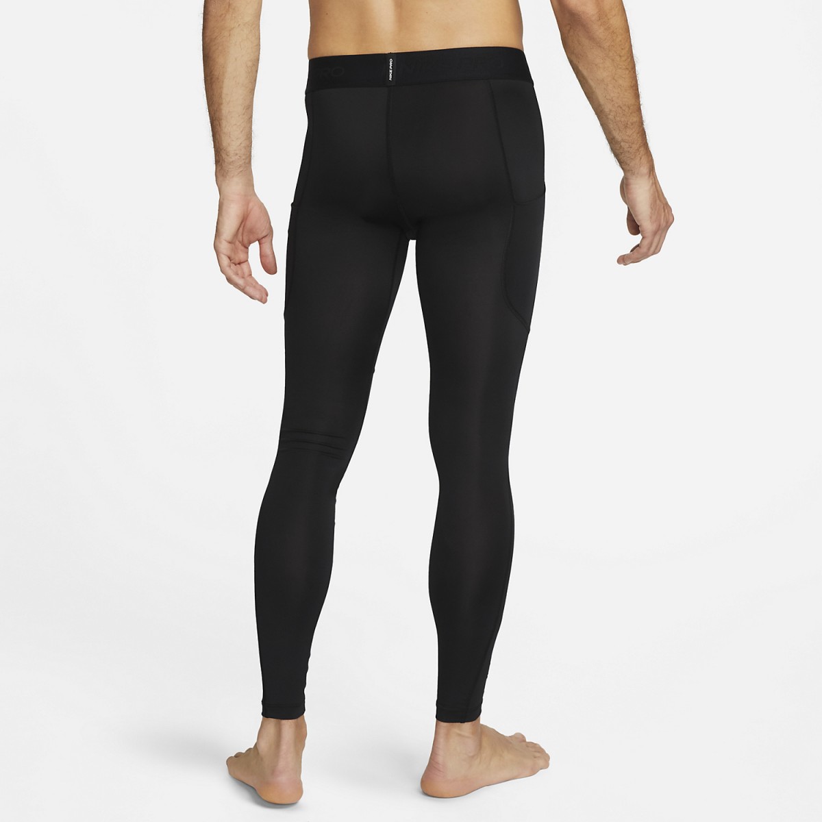 Термоштани Nike Pro Dri Fit 3Q Tight Men's black/black/white