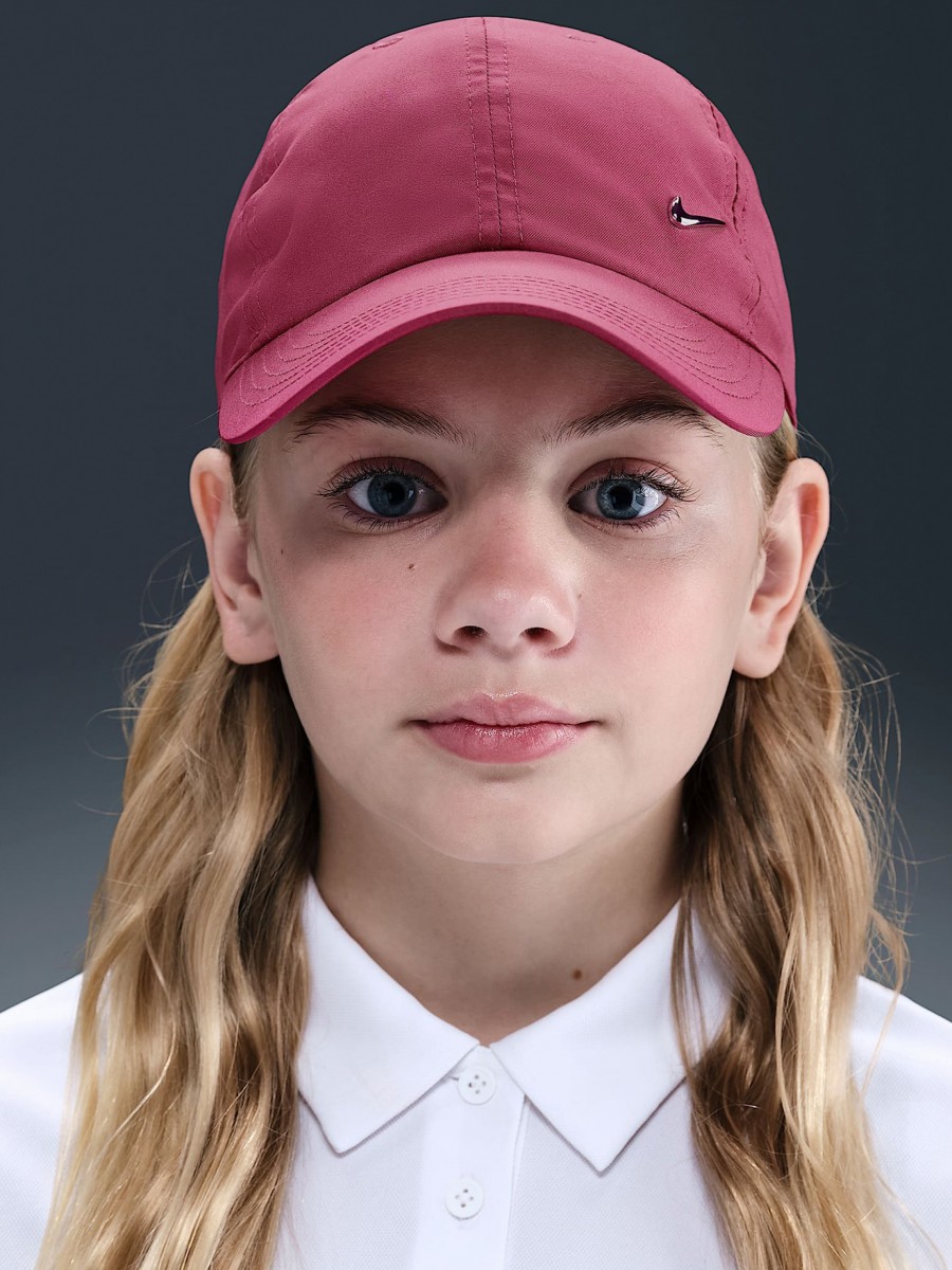 Кепка детская Nike Club Unstructured Metal Swoosh Youth Cap sweet beet