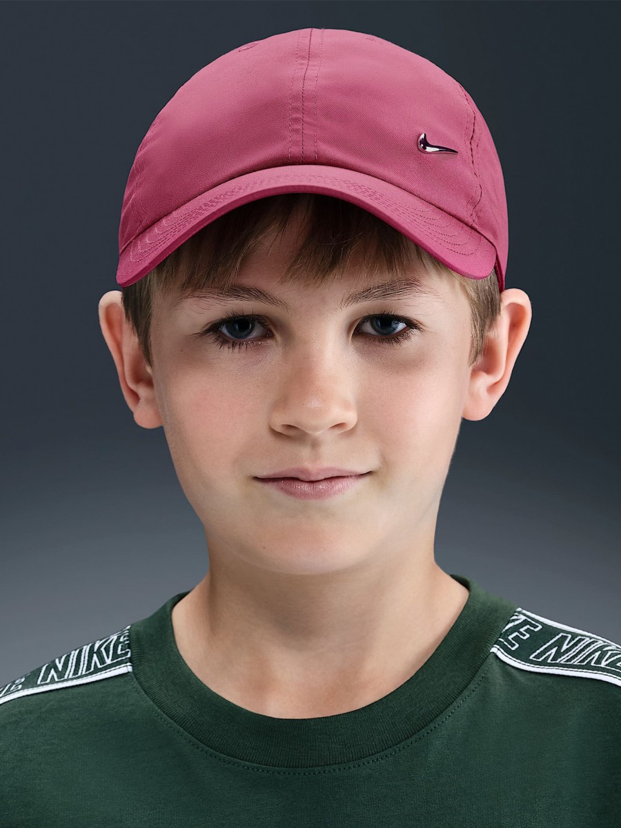 Кепка детская Nike Club Unstructured Metal Swoosh Youth Cap sweet beet
