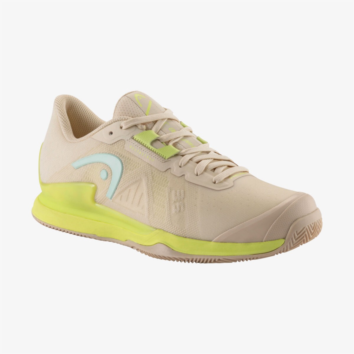 Теннисные кроссовки женские Head Sprint Pro 3.5 Грунт beige/yellow