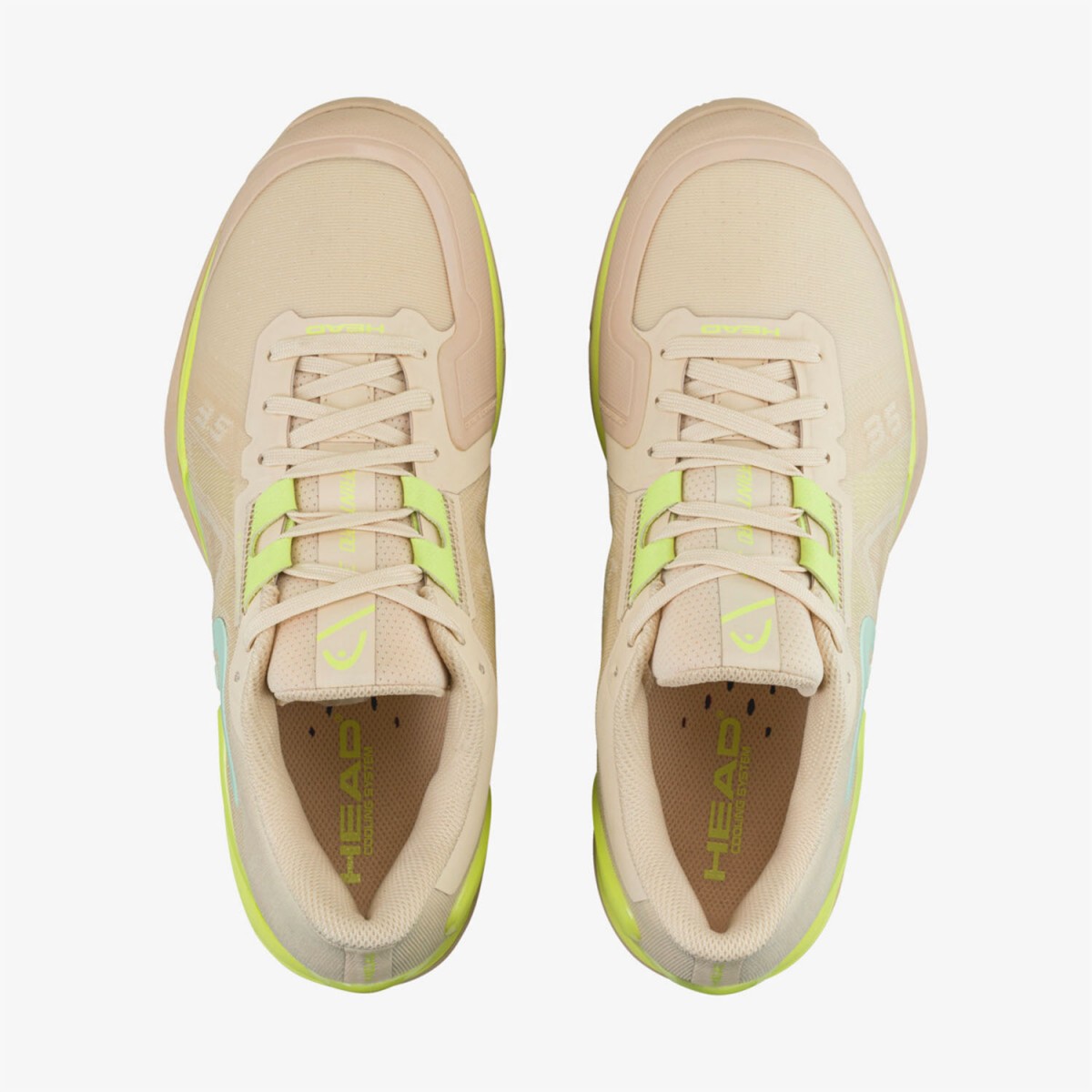 Тенісні кросівки жіночі Head Sprint Pro 3.5 Грунт beige/yellow